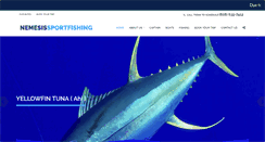 Desktop Screenshot of nemesissportfishing.com